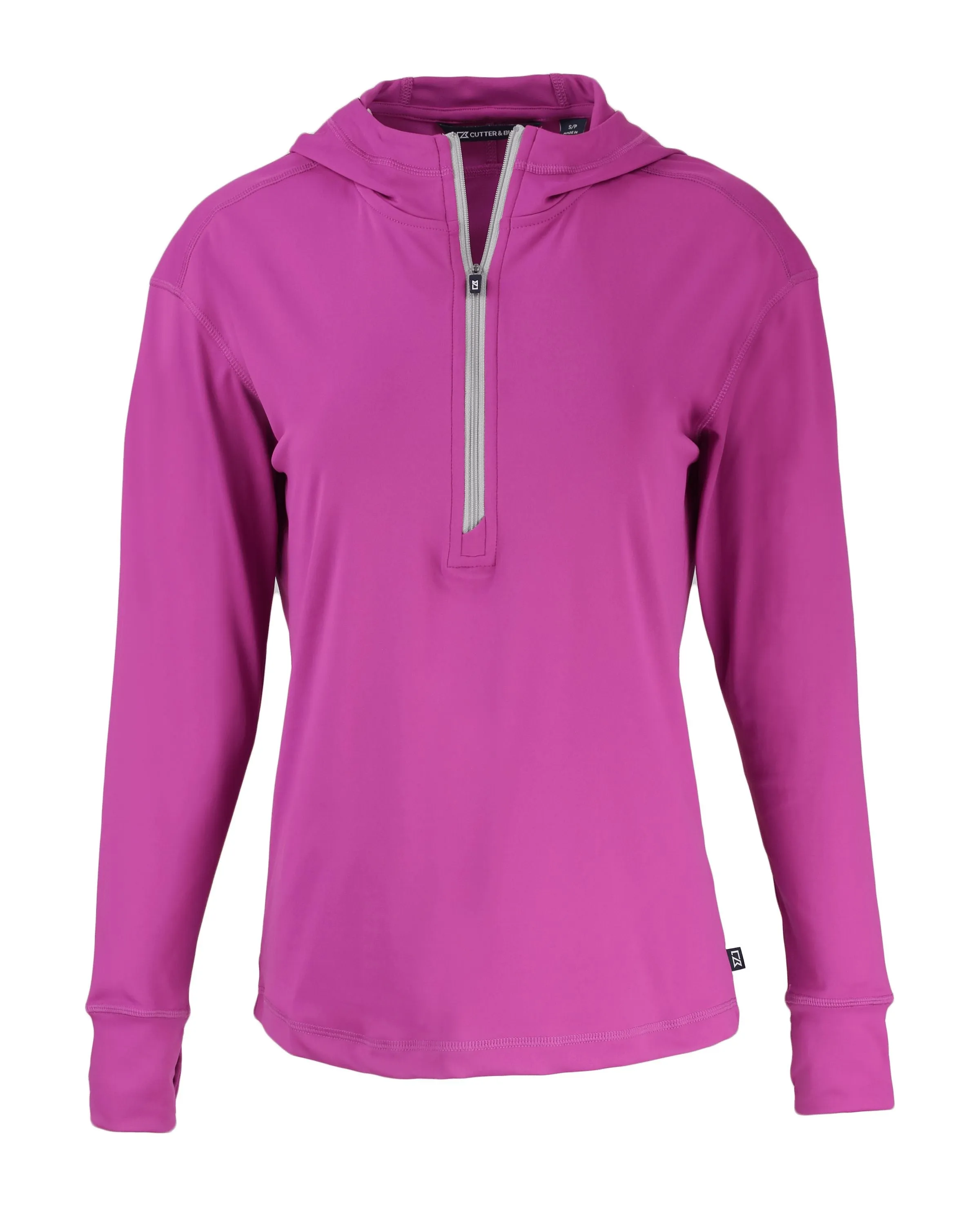 Cutter & Buck Daybreak Eco Recycled Womens Half Zip Hoodie