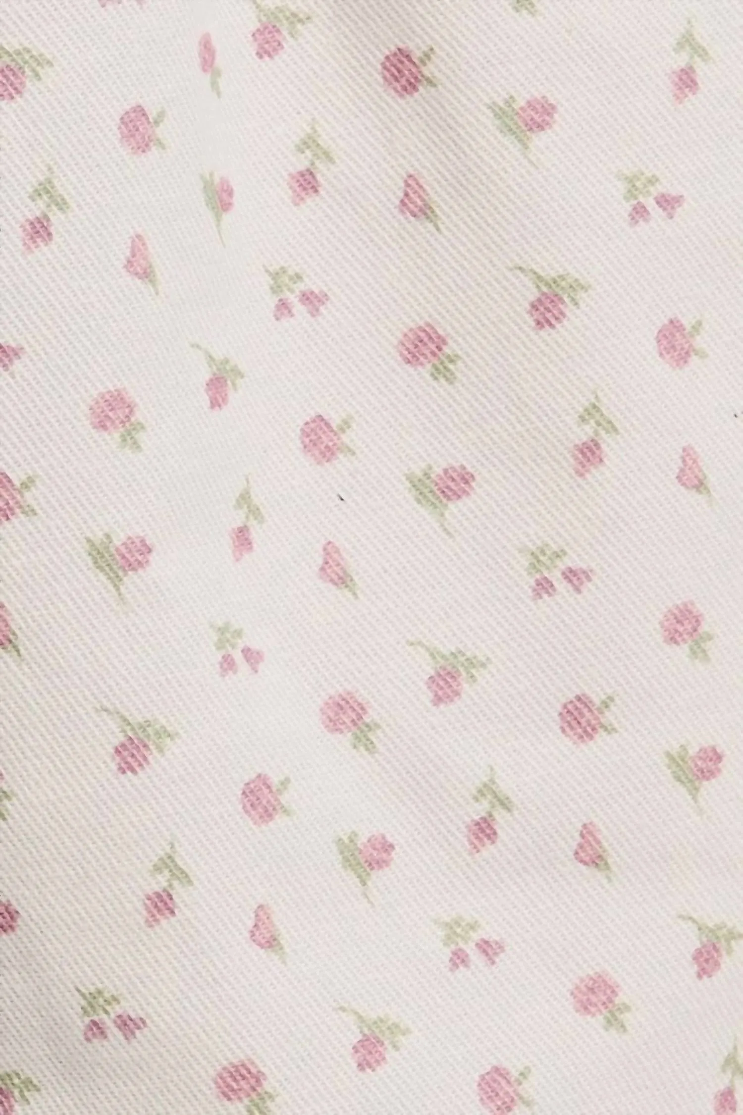 Ditsy Floral Shorts In Light Pink