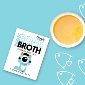 Doggos Instant Chicken Bone Broth with Fish for Cats and Dogs