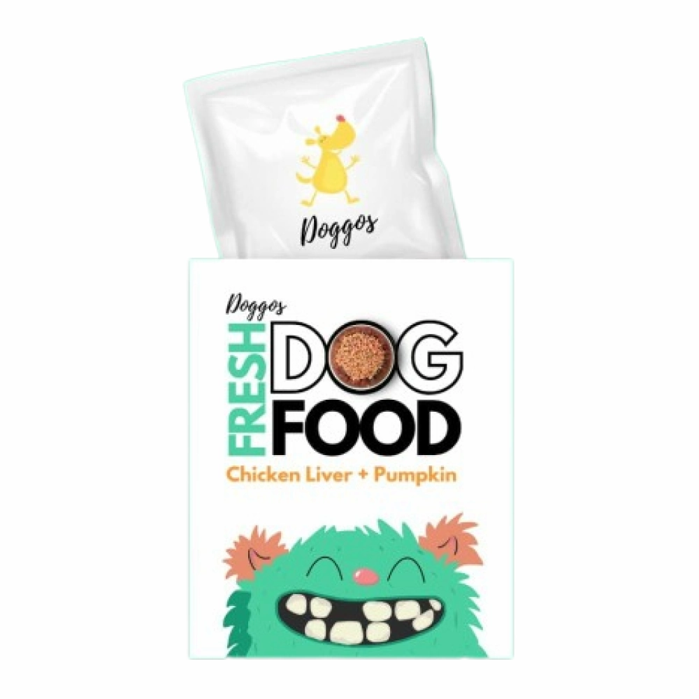 Doggos Mini Monster Chicken and Pumpkin Fresh Small Breeds Dog Wet Food