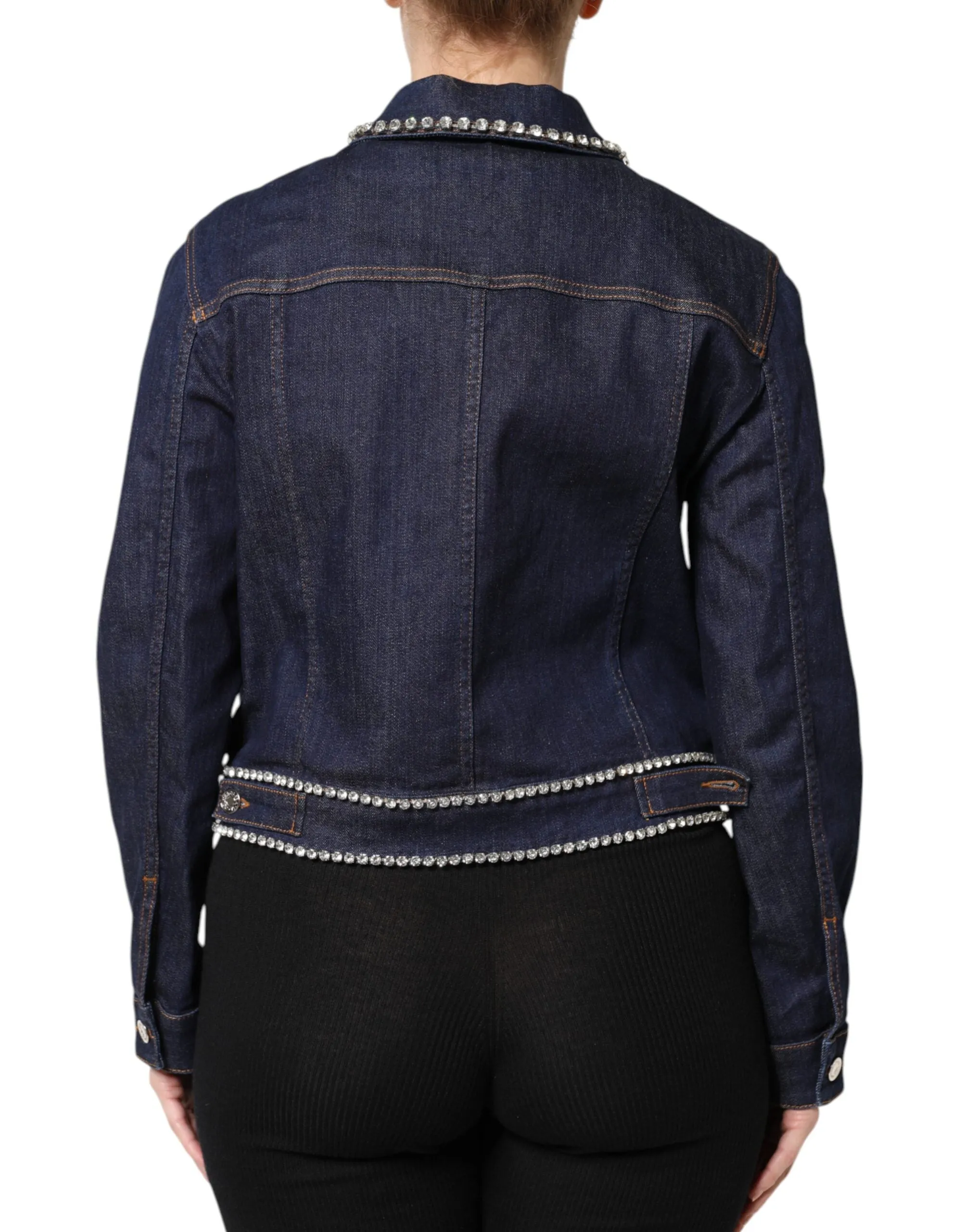 Dolce & Gabbana  Cotton Crystal Embellished Women's Jacket