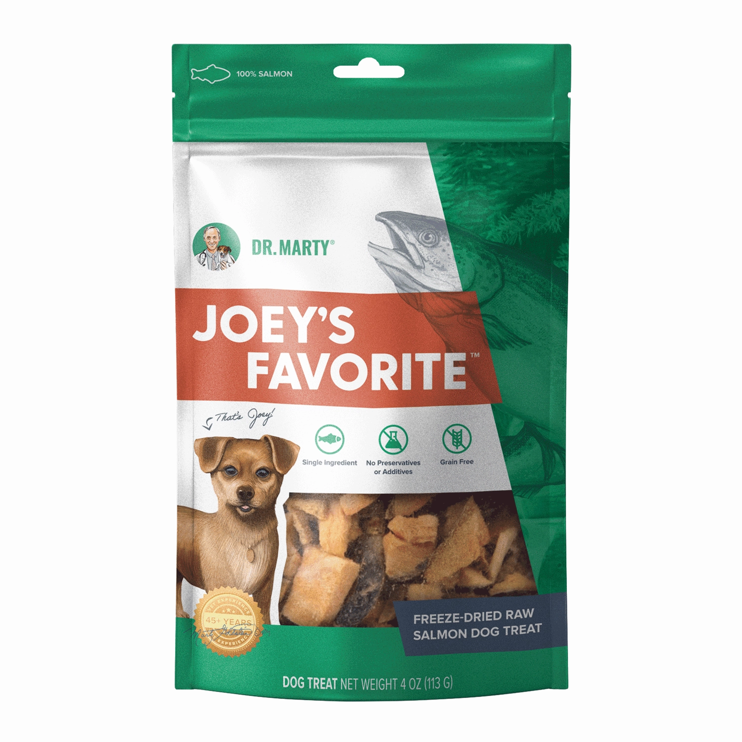Dr. Marty Joeys Favorite Freeze Dried Salmon 4 oz.