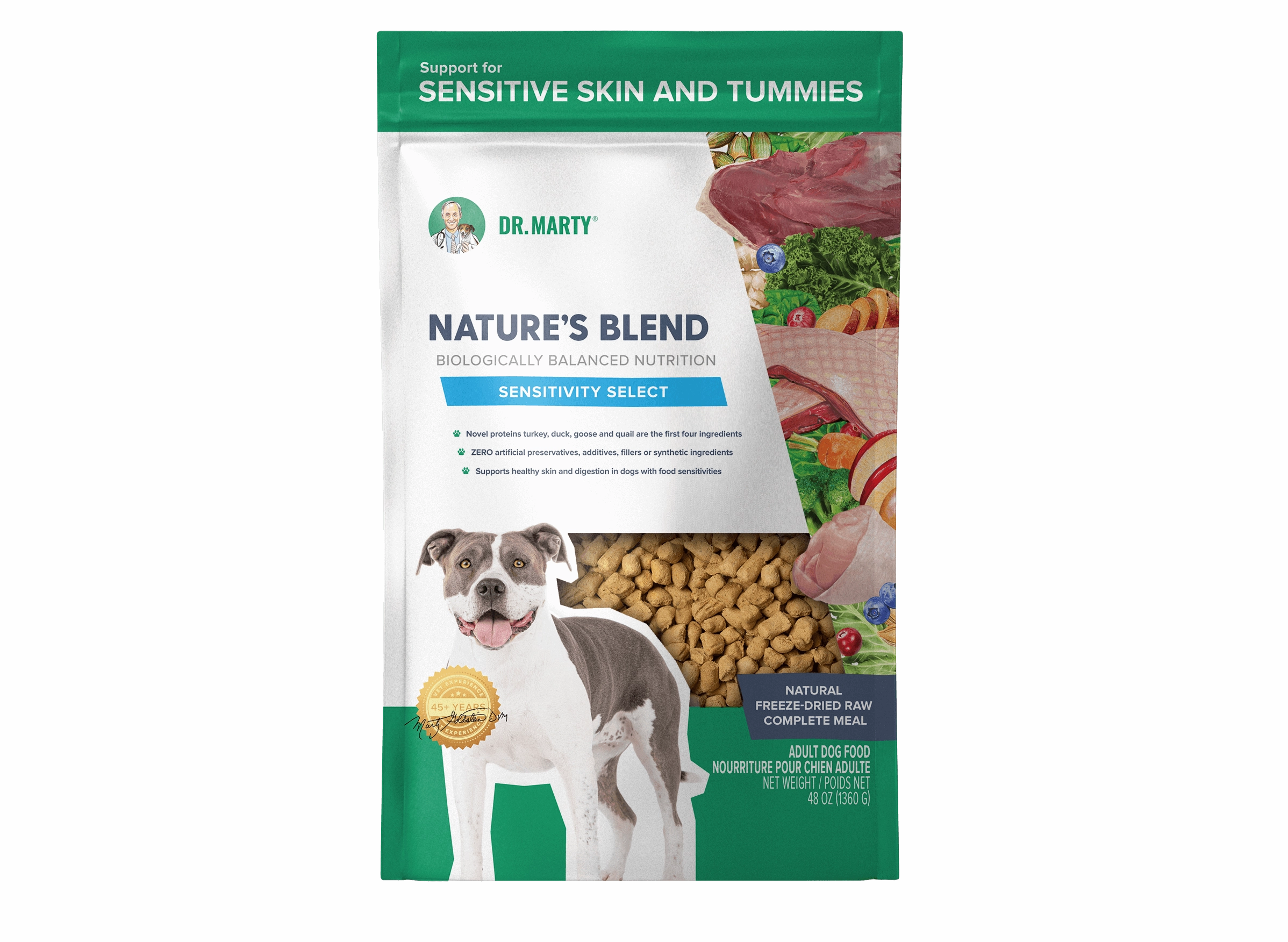 Dr. Marty Nature's Blend Sensitivity Select Dog Food