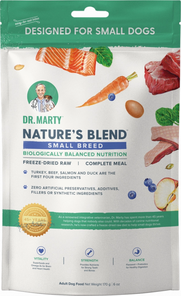 Dr. Marty Nature's Blend Small Breed Freeze Dried Raw Dog Food