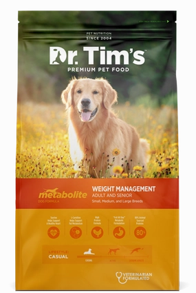 Dr. Tim's Metabolite Weight Management Formula Dry Dog Food