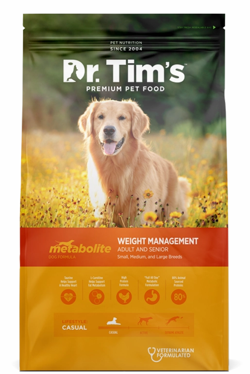 Dr. Tim's Metabolite Weight Management Formula Dry Dog Food