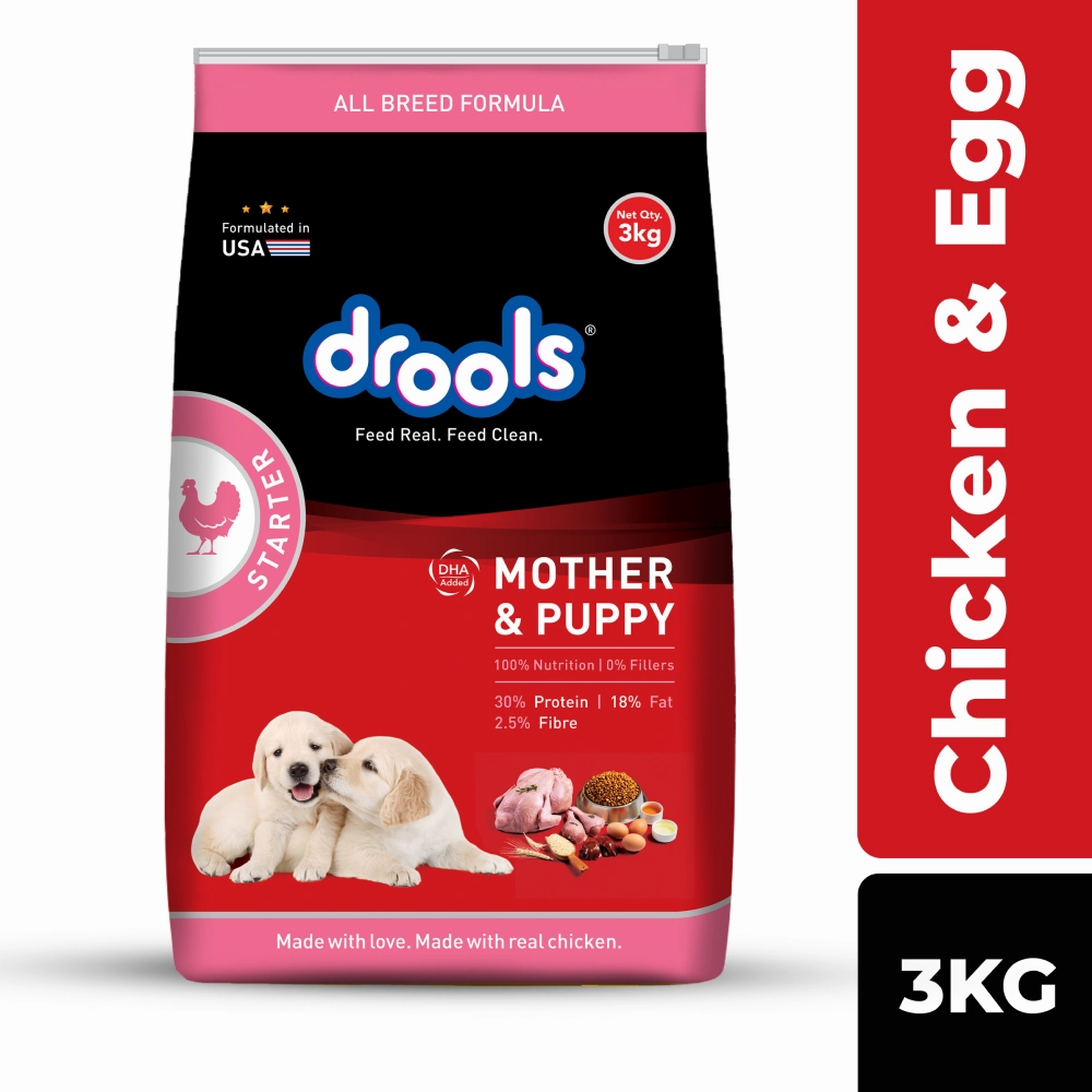 Drools Chicken and Egg Mother and Puppy Dog Dry Food