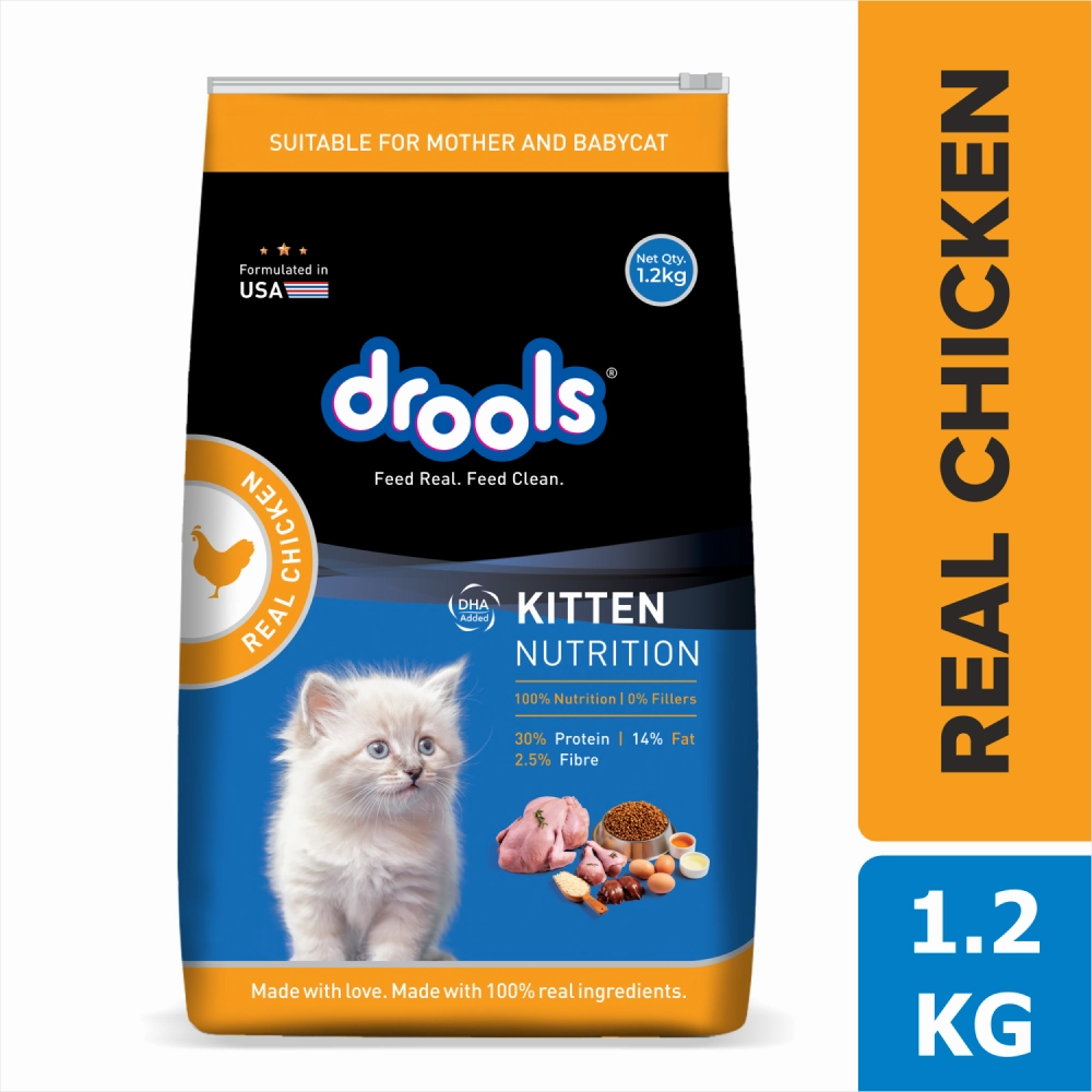 Drools Real Chicken Kitten Dry Food