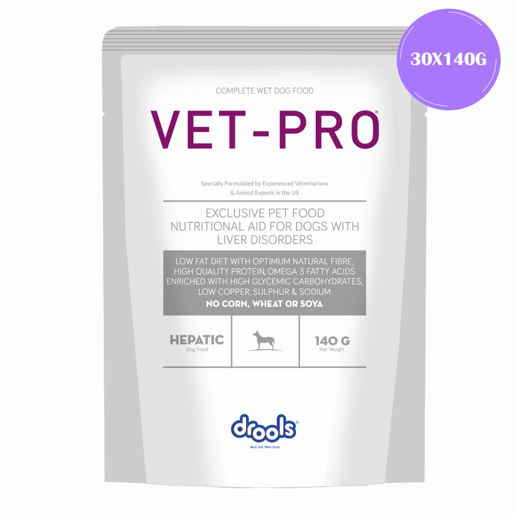Drools VET PRO Hepatic Pet Wet Food for Dogs