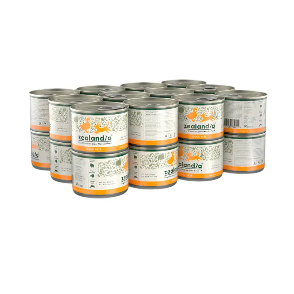 Duck Pate Staple with Green Mussels Adult Dog Can