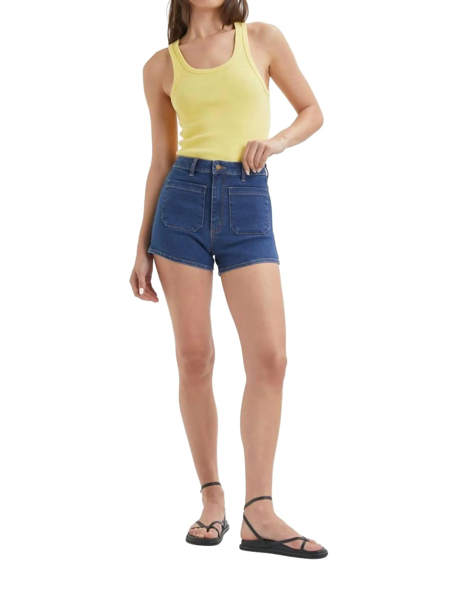 Dusters Short Billie Jeans In Vintage Indigo