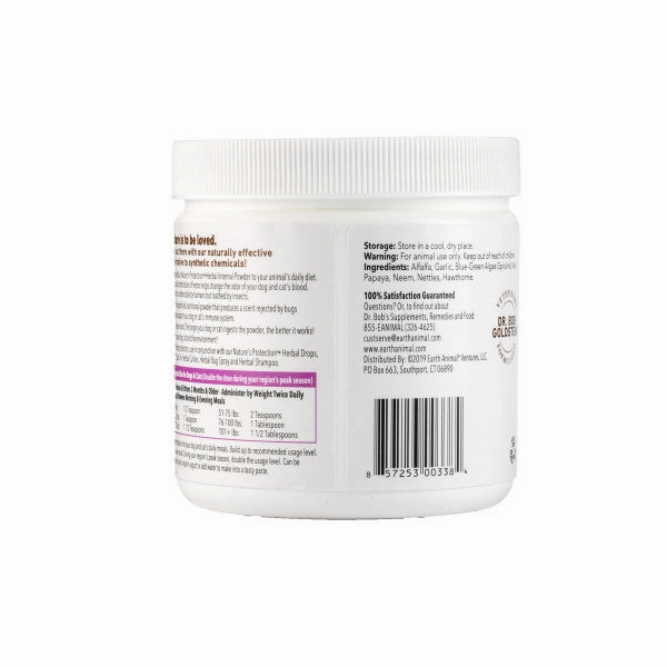 Earth Animal Nature's Protection Daily Herbal Internal Powder 8oz