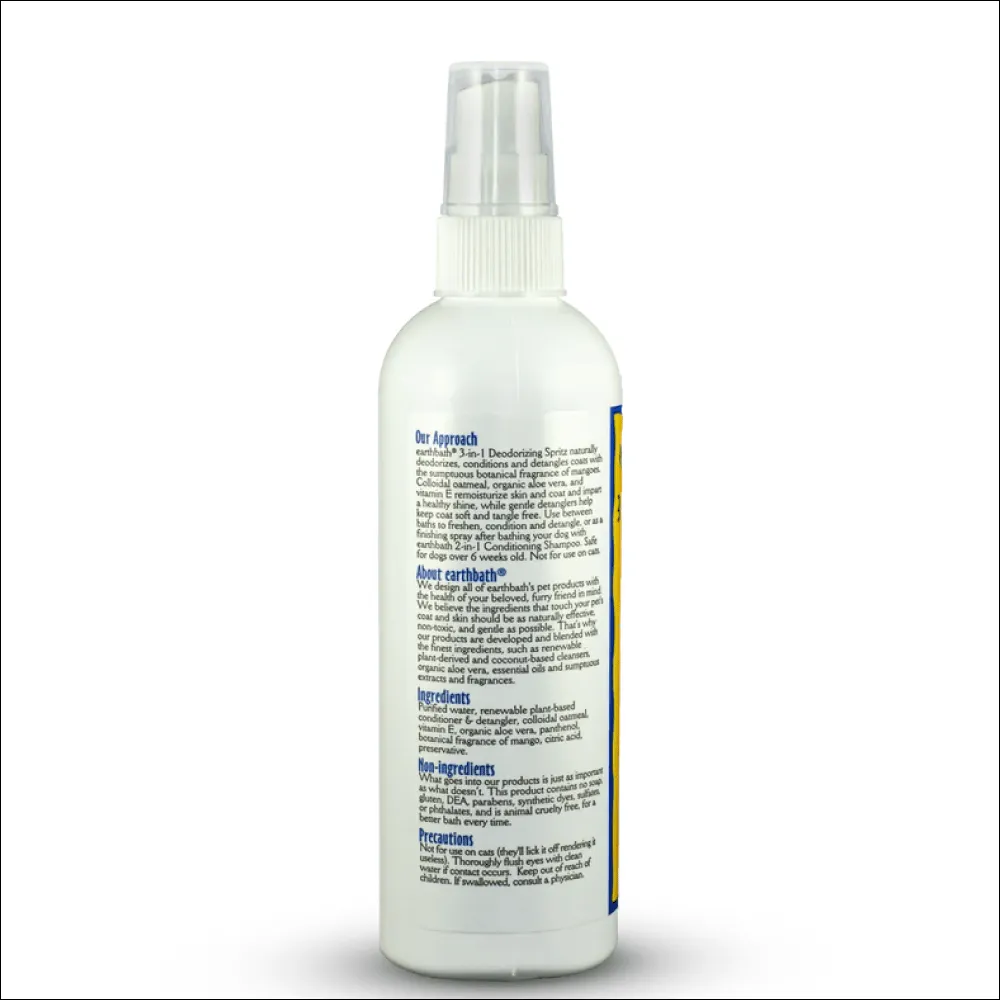 Earthbath Mango Tango Spritz for Dogs and Cats