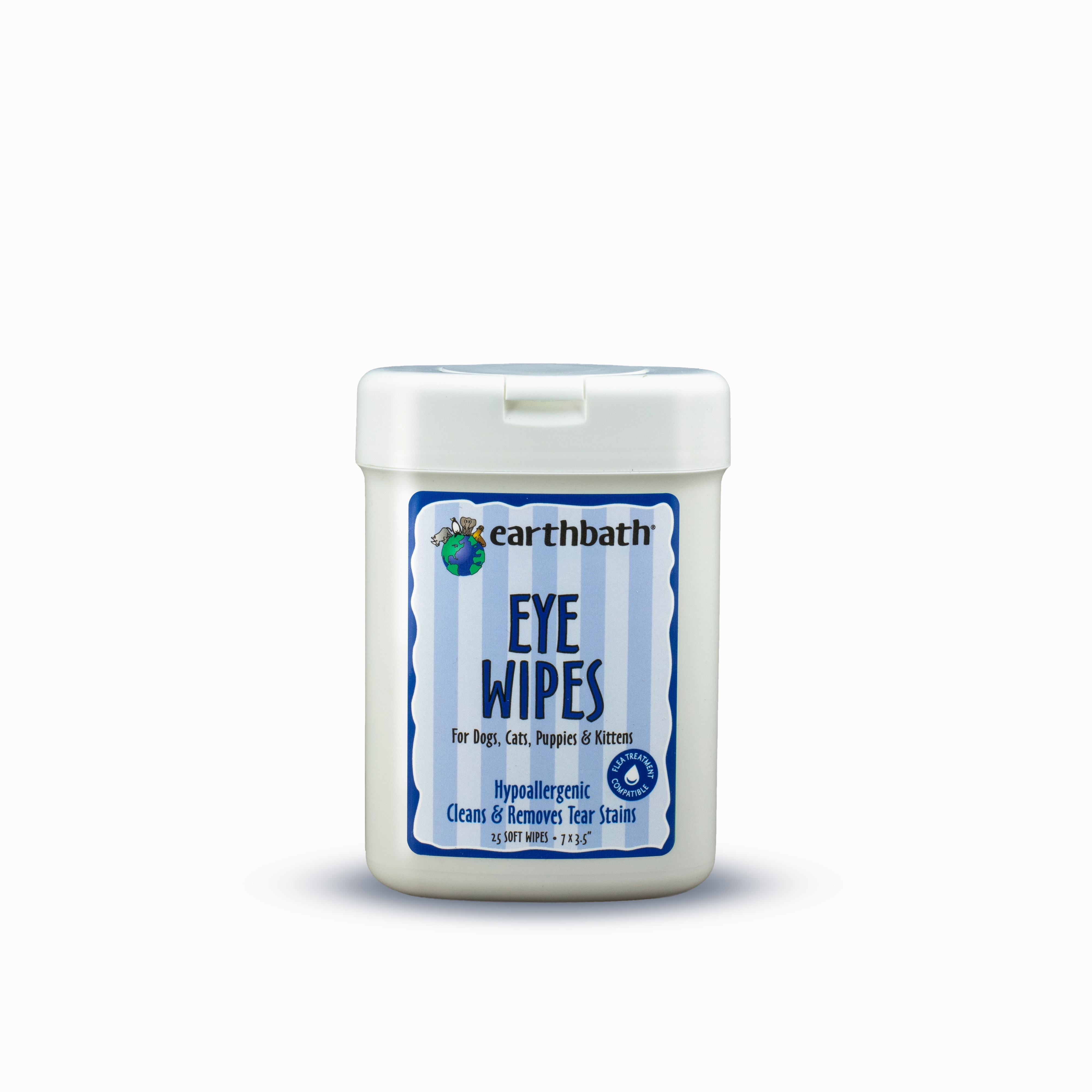 Earthbath Eye Wipes with Witch Hazel & Aloe  30 ct