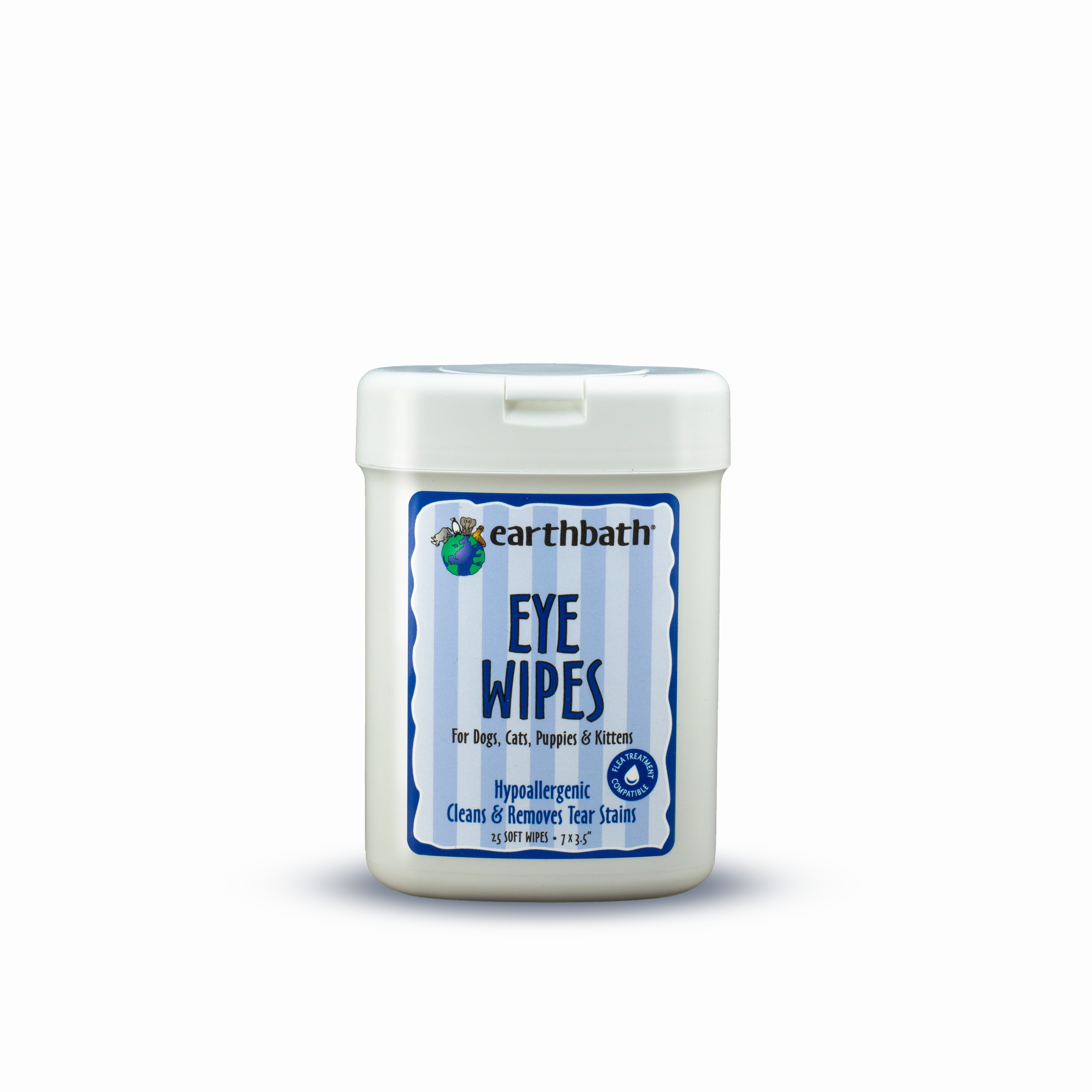 Earthbath Eye Wipes with Witch Hazel & Aloe  30 ct