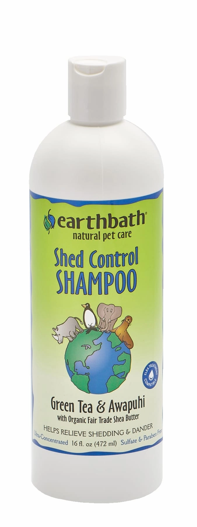 Earthbath Shed Control Shampoo 16 oz