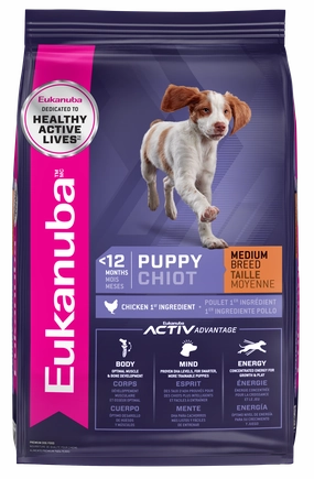 Eukanuba Puppy Medium Breed Dry Dog Food, 4.5 lb