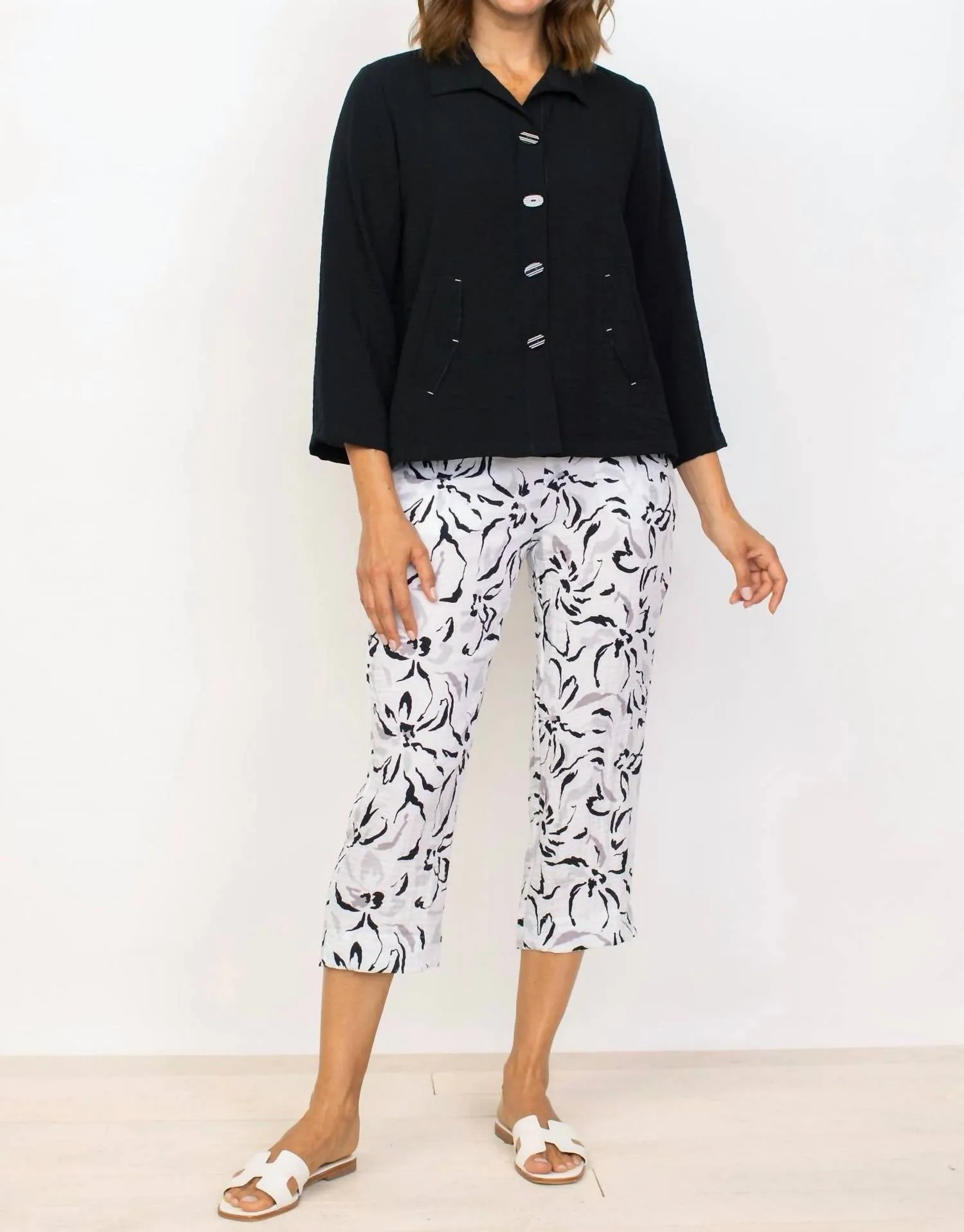 Express Travel Pleat Back Jacket In Black