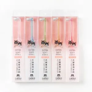 Extra Soft Angle Tooth Brush for Dogs & Cats