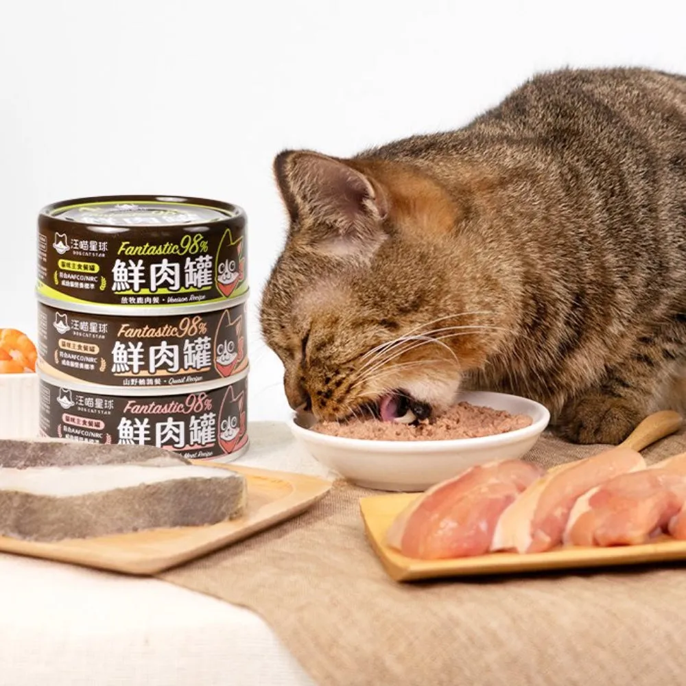 Fantastic 98% - Grass-Fed Beef Complete Balanced Cat Can
