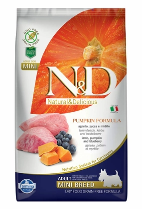 Farmina N&D Pumpkin Lamb & Blueberry Mini Breed