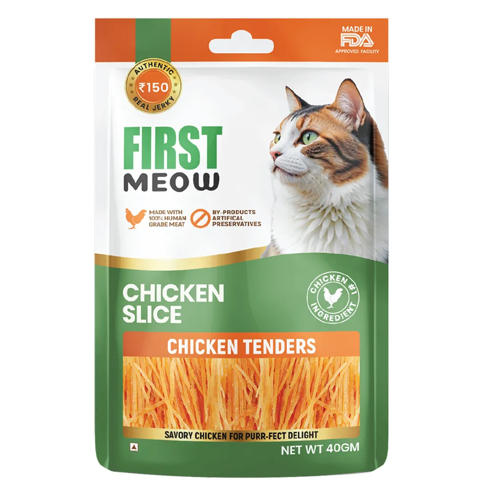 First Meow Chicken Slice Jerky Cat Treat