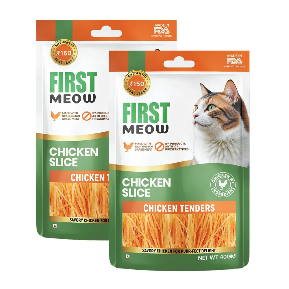 First Meow Chicken Slice Jerky Cat Treat