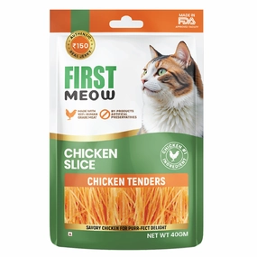 First Meow Chicken Slice Jerky Cat Treat