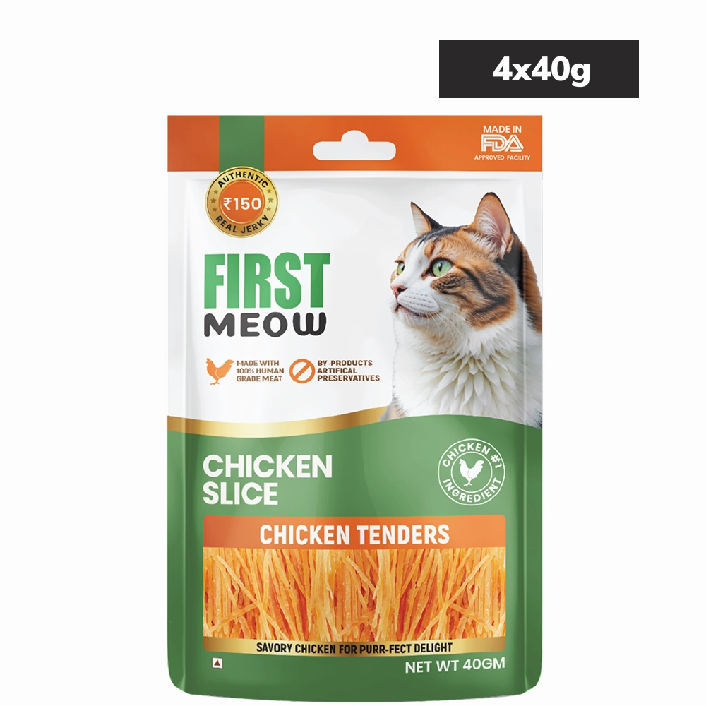 First Meow Chicken Slice Jerky Cat Treat