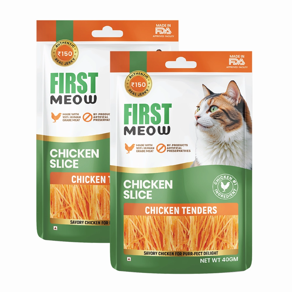First Meow Chicken Slice Jerky Cat Treat