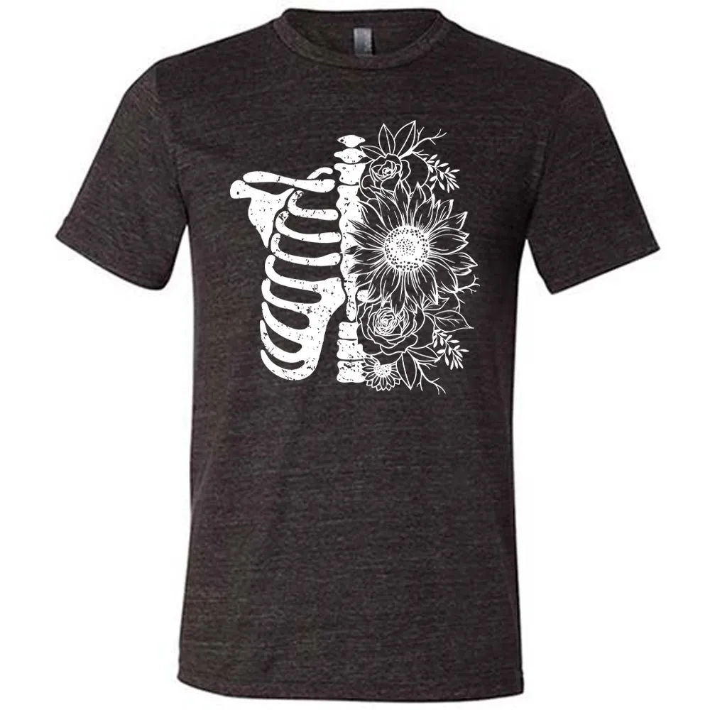 Floral Ribcage Shirt Unisex