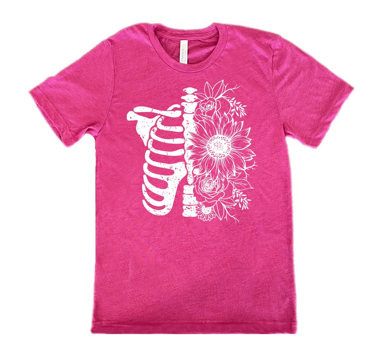 Floral Ribcage Shirt Unisex