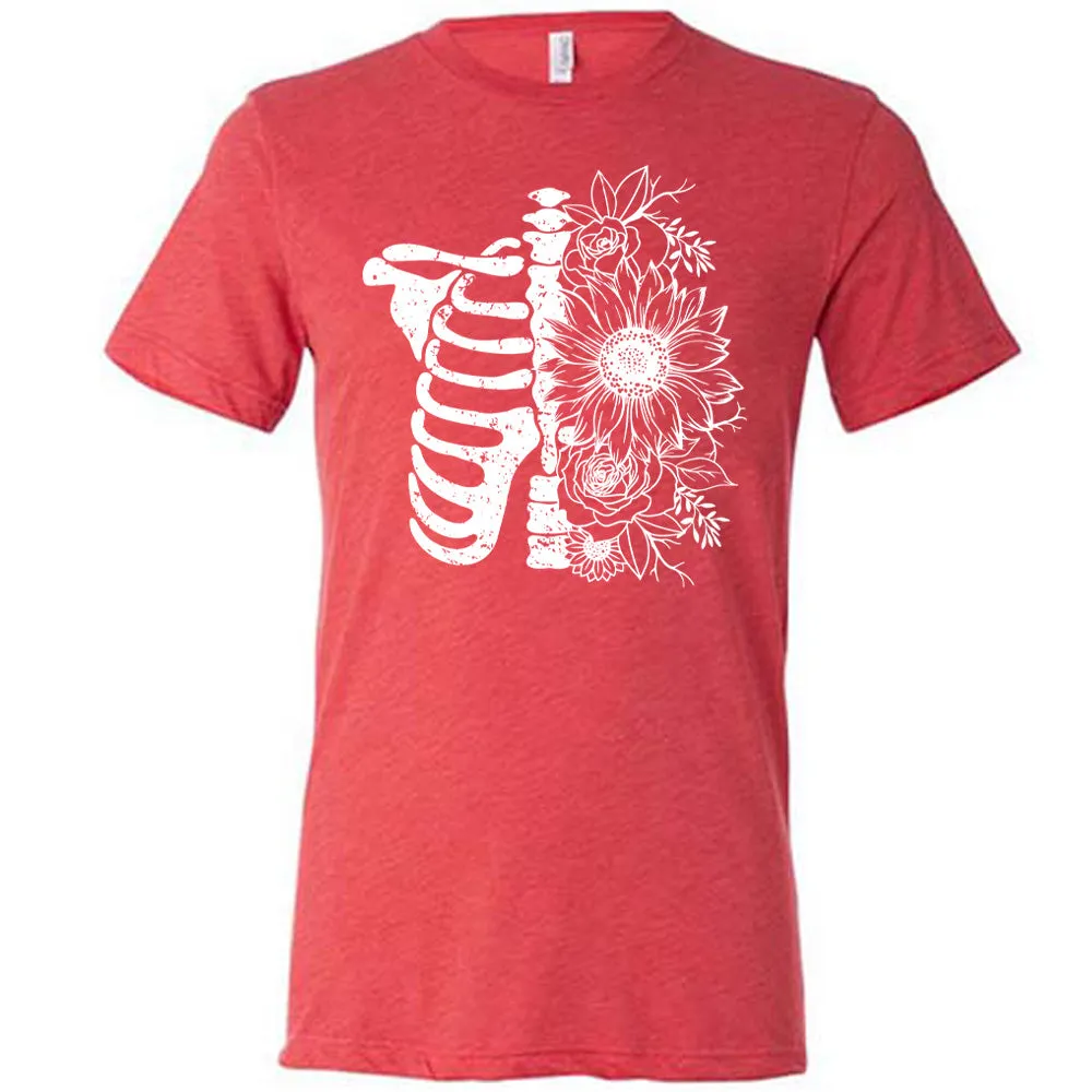 Floral Ribcage Shirt Unisex