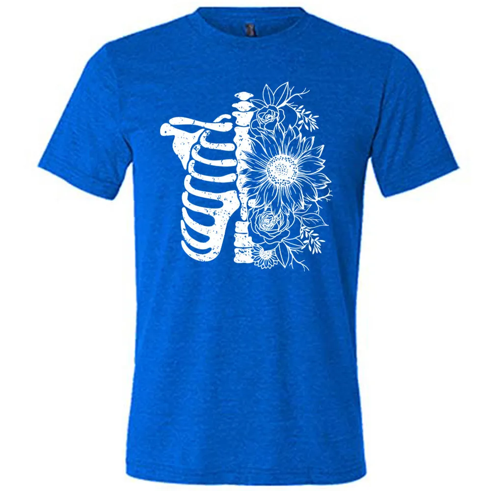Floral Ribcage Shirt Unisex