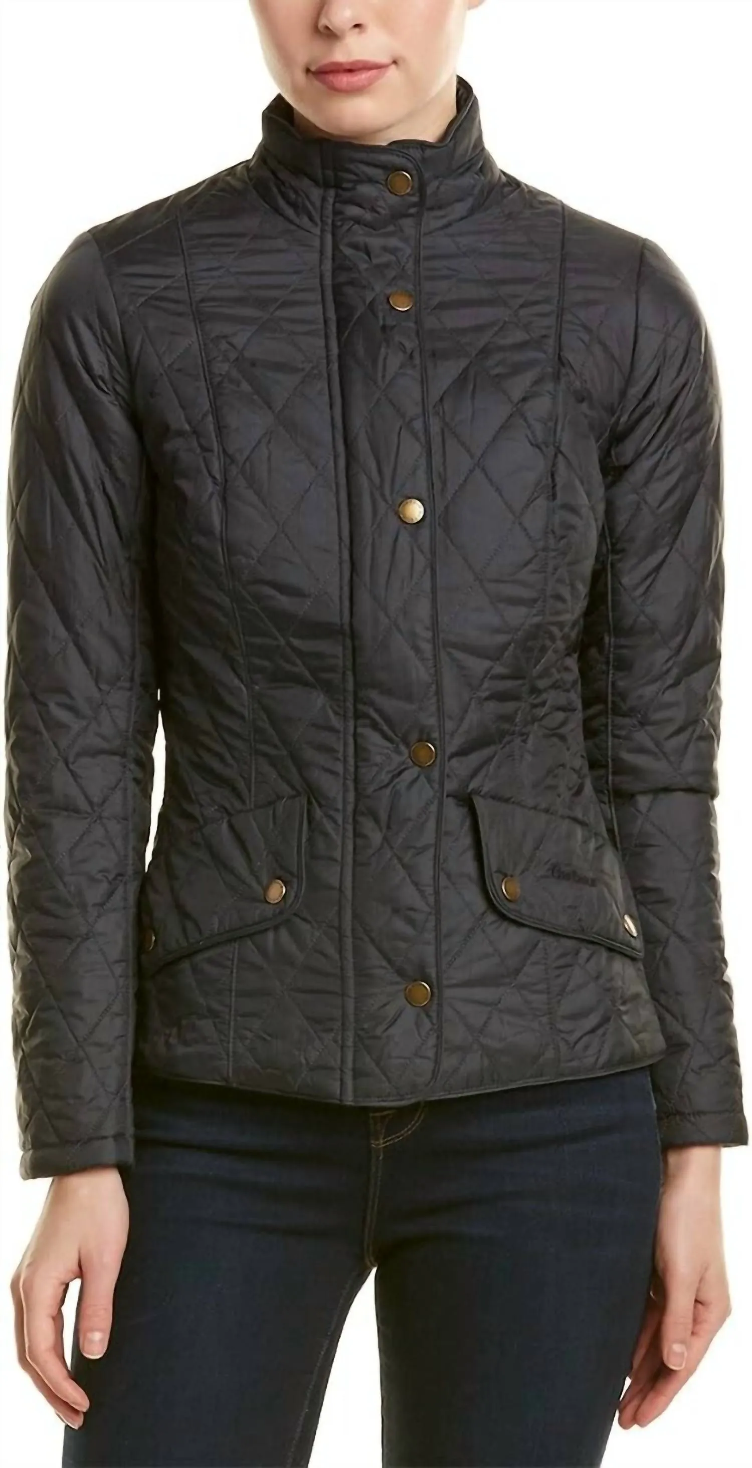 Flyweight Cavalry Quilt Jacket In Navy