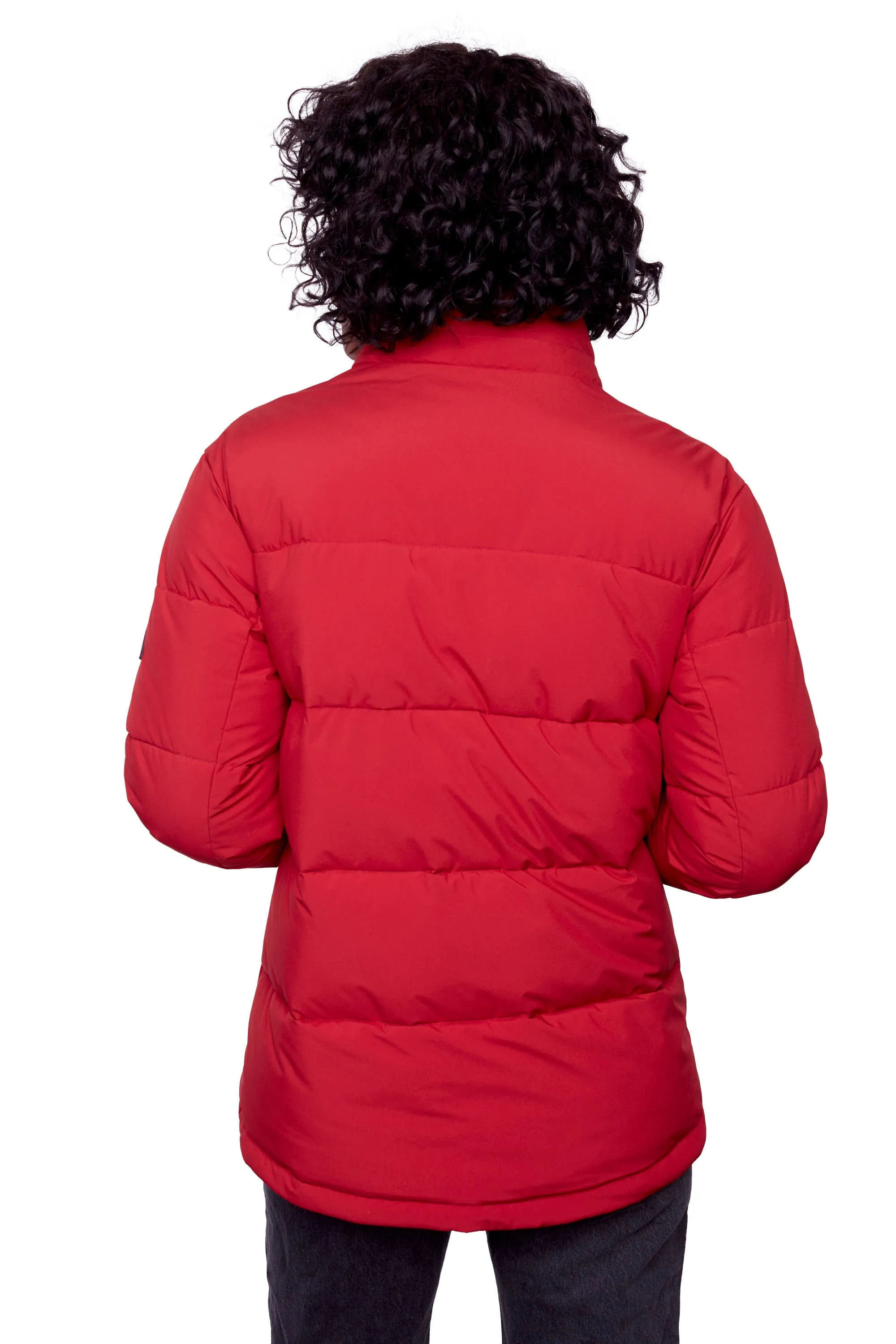 FORILLON | WOMEN'S VEGAN DOWN (RECYCLED) SHORT QUILTED PUFFER JACKET