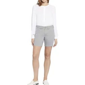 Frankie Womens Heathered Denim Denim Shorts