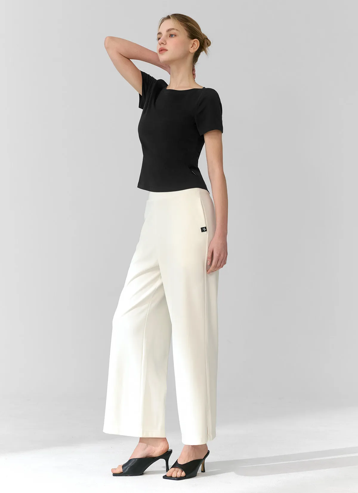 Free Motion Slit Wide Pants