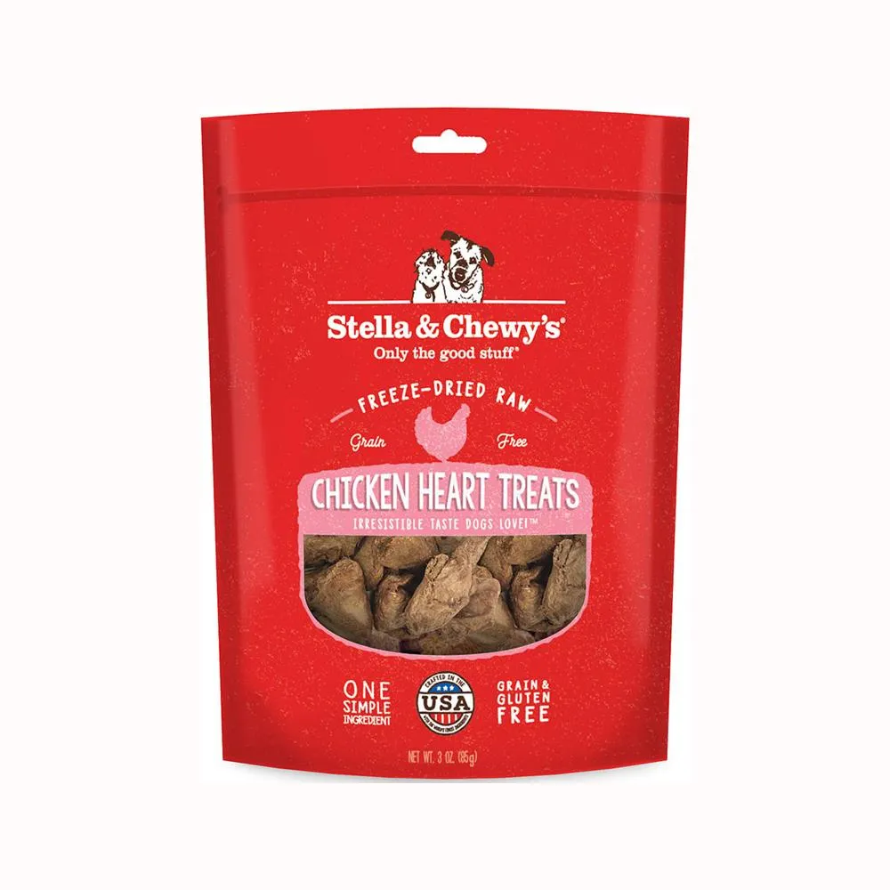 Freeze Dried Chicken Heart Dog Treats