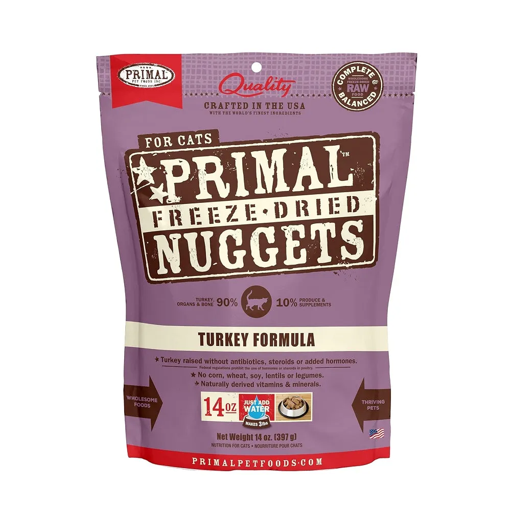 Freeze Dried Turkey Nuggets Cat Food