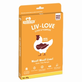 Fresh For Paws Chicken Liver & Pumpkin Liv Love Supplement for Dogs
