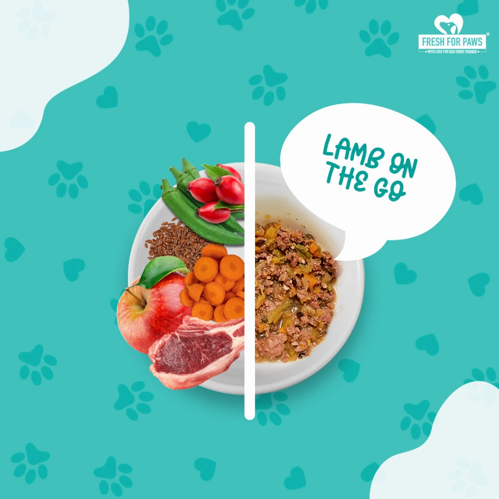 Fresh For Paws Lamb On The Go Dog Wet Food (300g)
