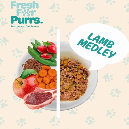 Fresh For Purrs Goat Goodness and Lamb Medley Wet Cat Food Combo