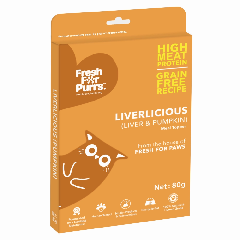 Fresh For Purrs Liverlicious Pumpkin Supplement for Cats