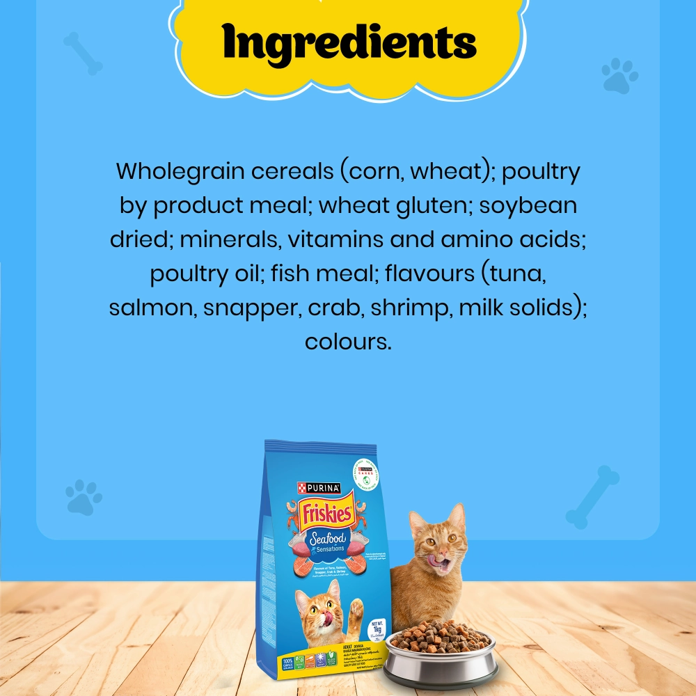 Friskies Seafood Cat Dry Food