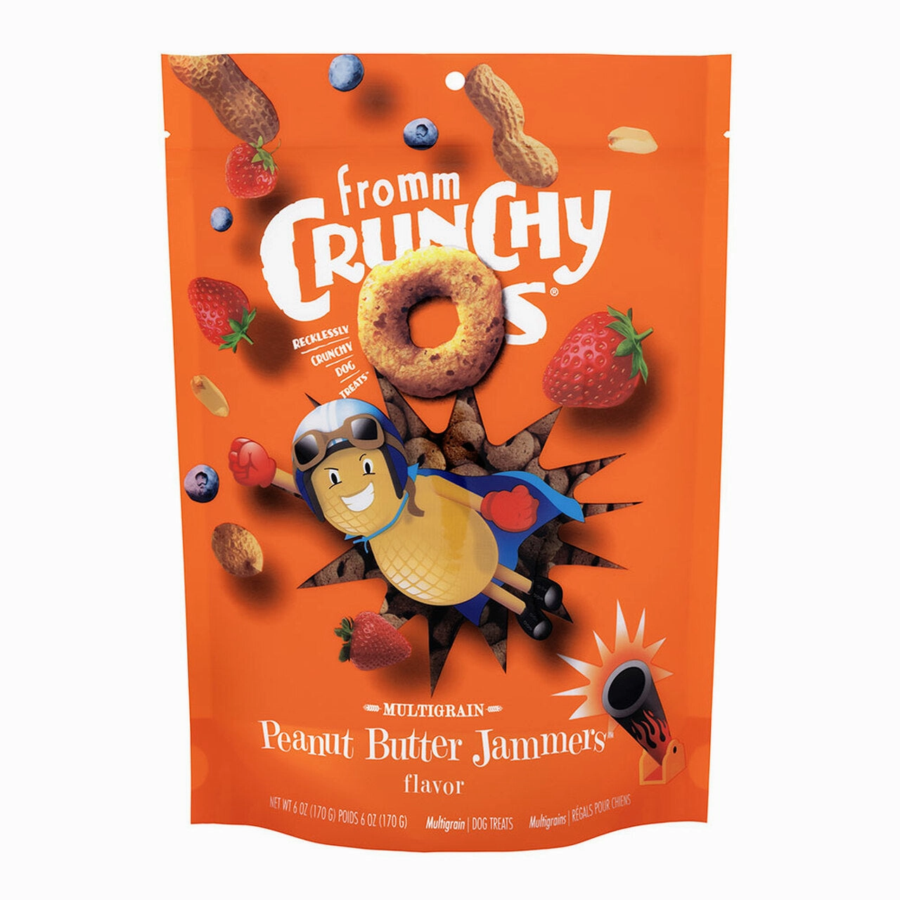Fromm Crunchy O's Peanut Butter Jammers 6 oz.