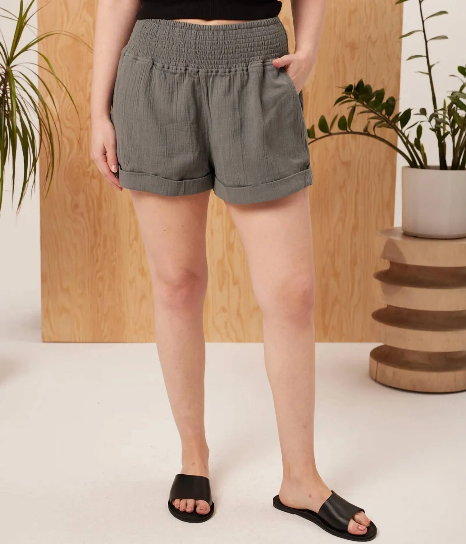 Geo Short In Charcoal