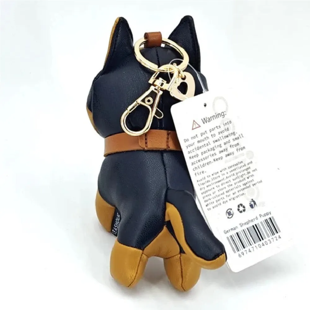 German Shepherd Leather Charm