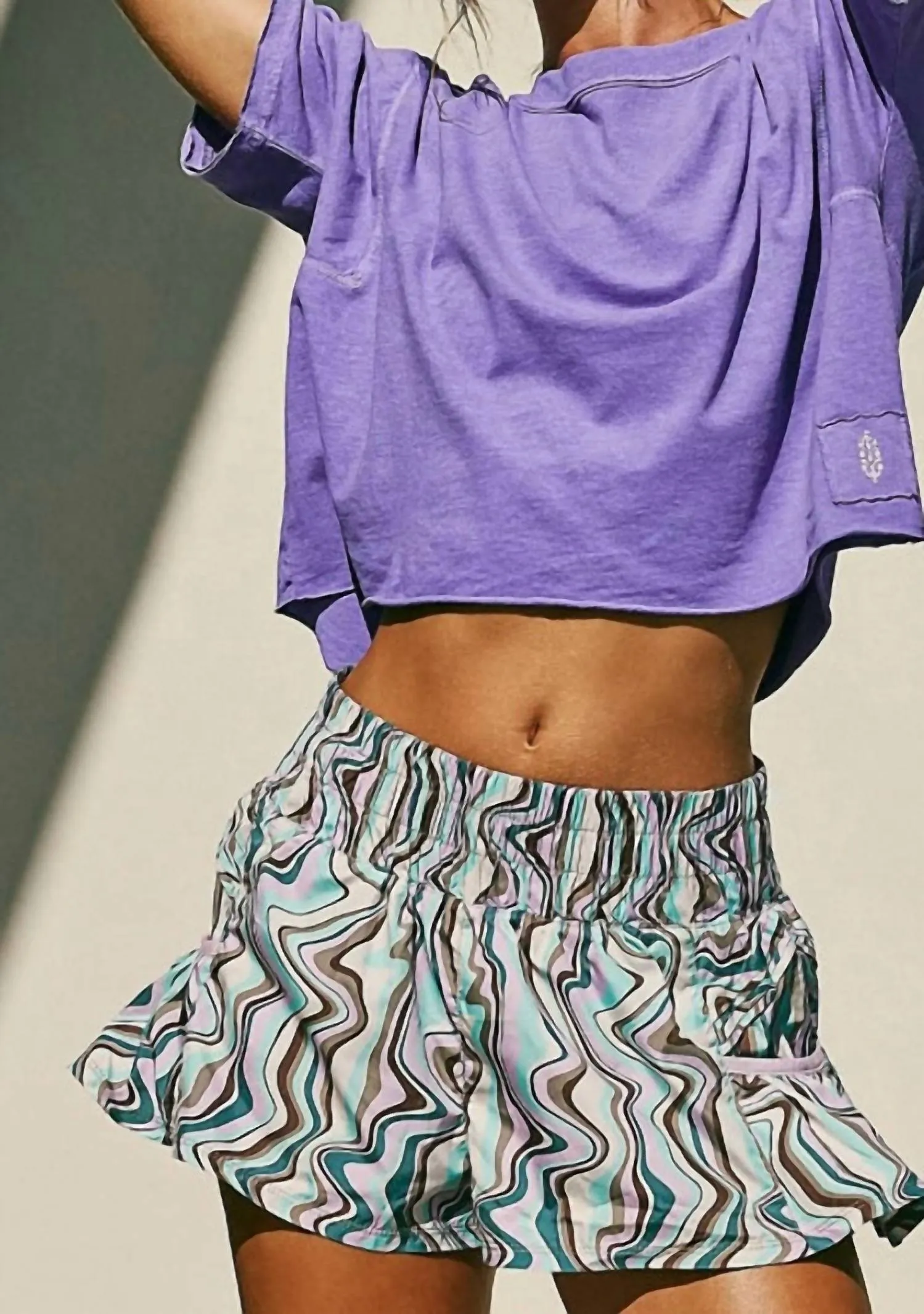 Get Your Flirt On Short In Making Waves Combo