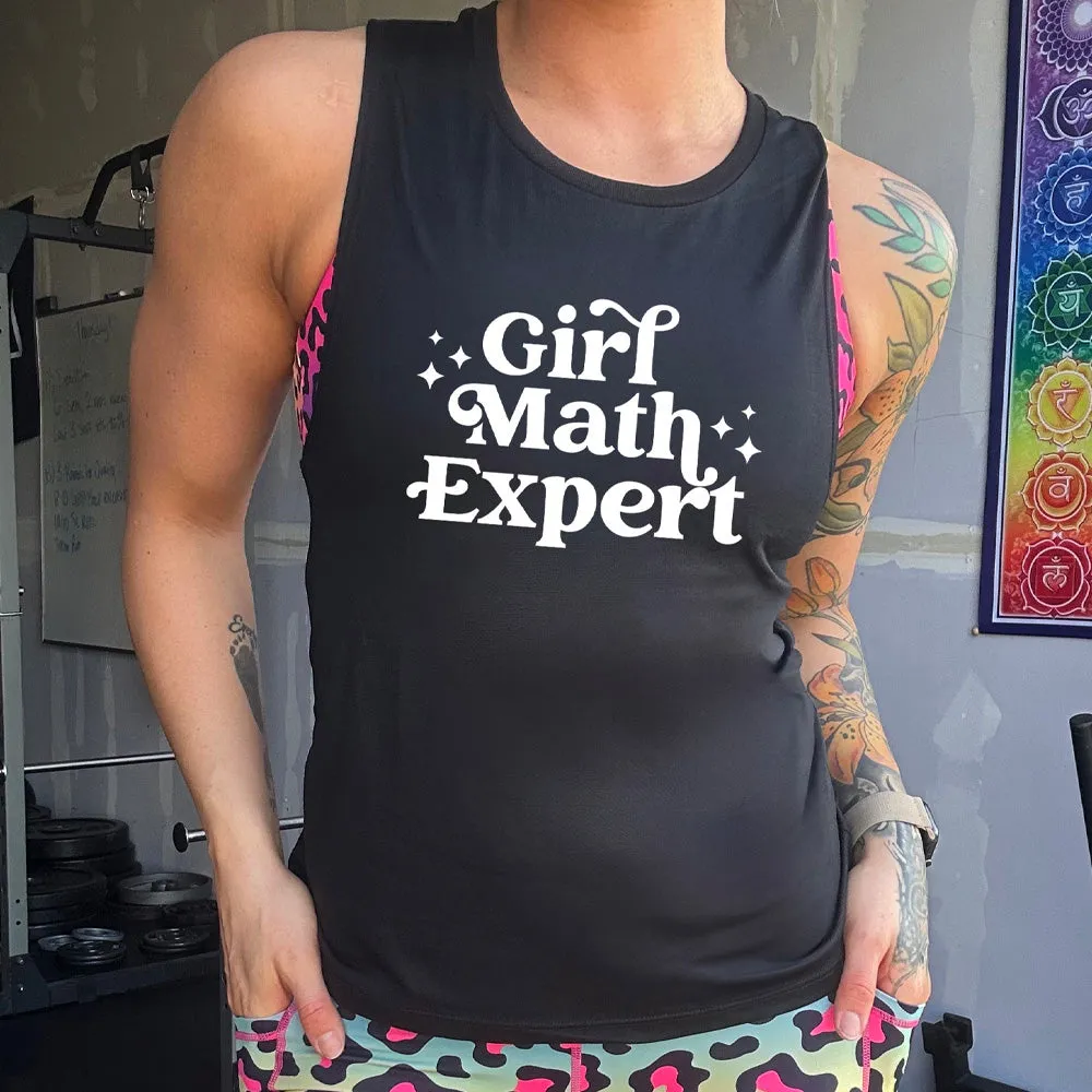Girl Math Expert Muscle Tank